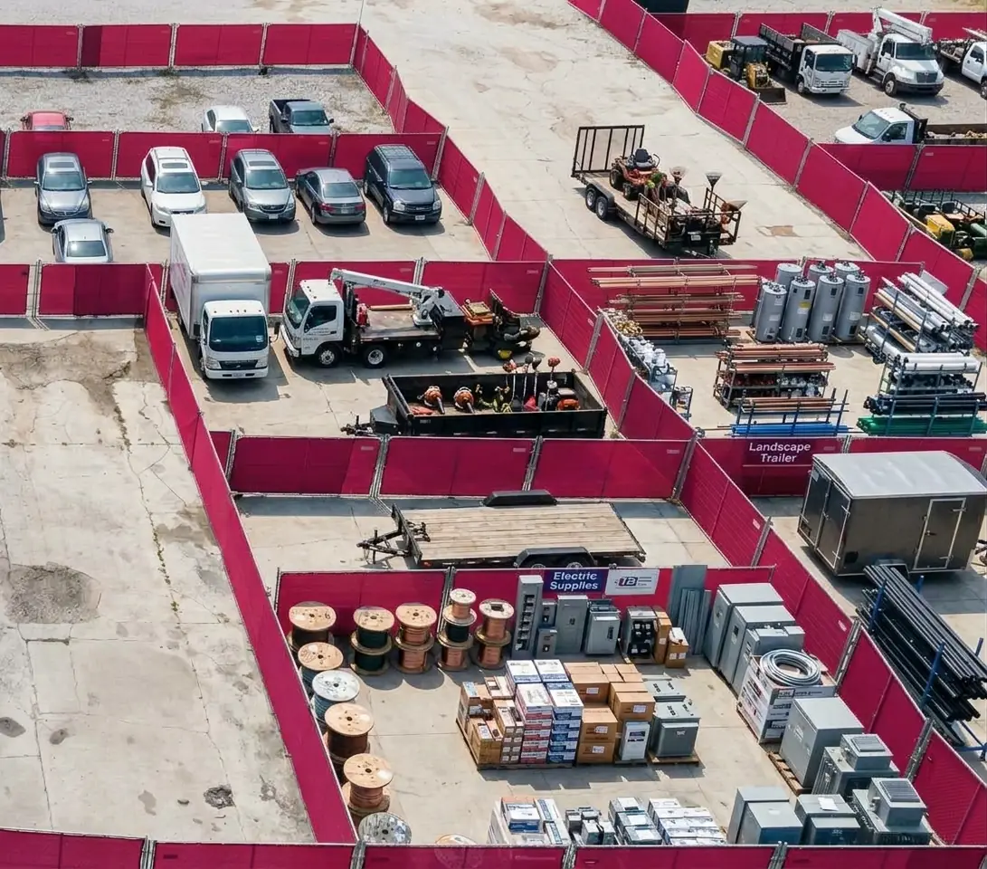 Outdoor storage and contractor yards near Guelph